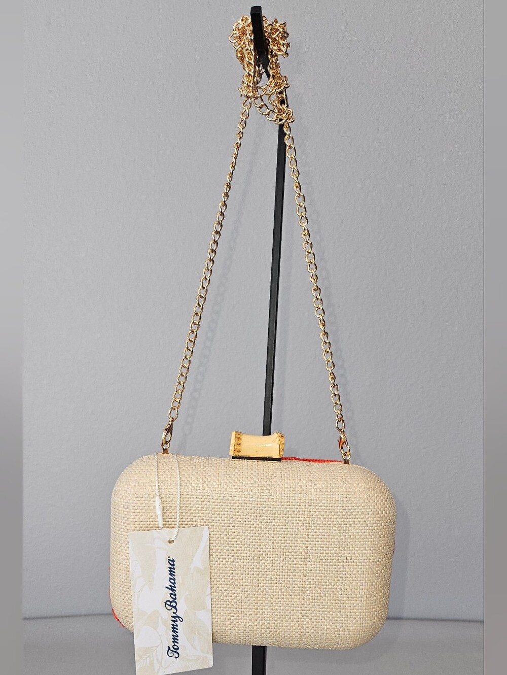 Viral Tommy Bahama Crab Embroidered Clutch Crossbody – NWT Coastal Beach Bag - Picture 5 of 16